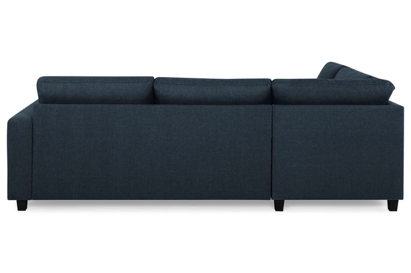 Crazy 3-seters Venstrevendt L-formet Sjeselongsofa i Stoff - Blå - Møbler - Sofaer - Sofa med sjeselong