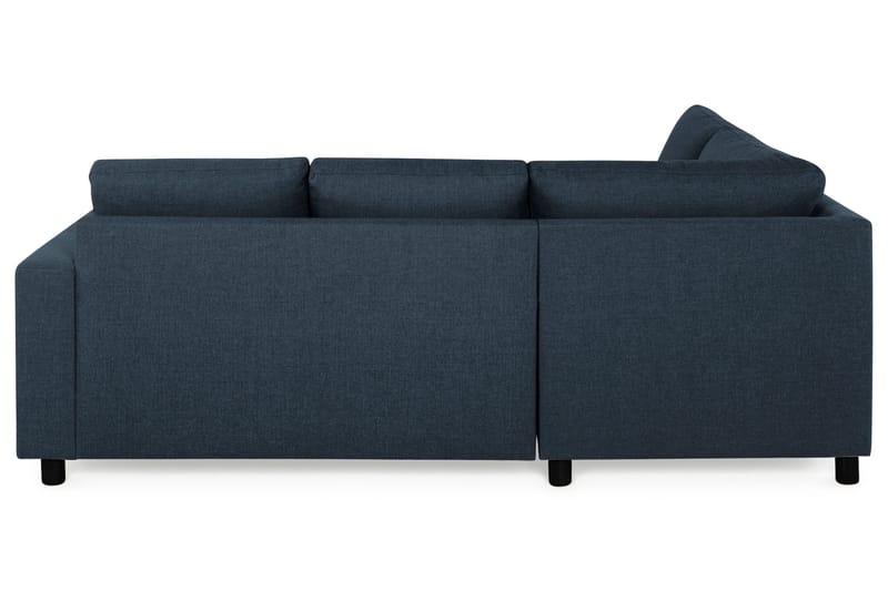 Crazy 3-seters Venstrevendt L-formet Sjeselongsofa i Stoff - Blå - Møbler - Sofaer - Sofa med sjeselong - 2 seters sofa med divan