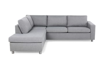 Crazy 3-seters Venstrevendt L-formet Sjeselongsofa i Stoff