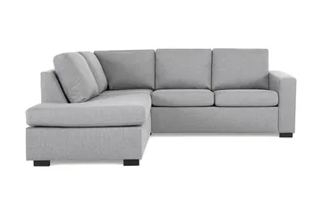 Crazy 3-seters Venstrevendt L-formet Sjeselongsofa i Stoff