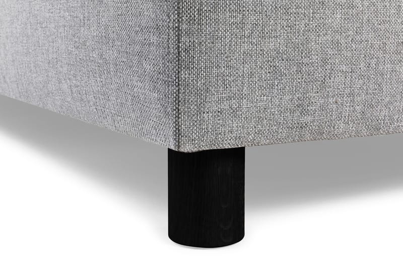 Crazy 3-seters Venstrevendt L-formet Sjeselongsofa i Stoff - Grå - Møbler - Sofaer - Sofa med sjeselong - 2 seters sofa med divan