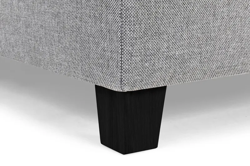 Crazy 3-seters Venstrevendt L-formet Sjeselongsofa i Stoff - Grå - Møbler - Sofaer - Sofa med sjeselong - 2 seters sofa med divan