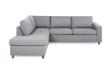 Crazy 3-seters Venstrevendt L-formet Sjeselongsofa i Stoff