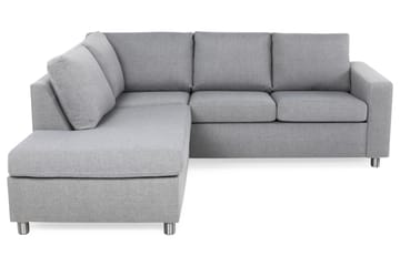 Crazy 3-seters Venstrevendt L-formet Sjeselongsofa i Stoff