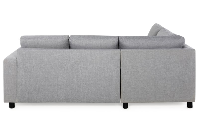 Crazy 3-seters Venstrevendt L-formet Sjeselongsofa i Stoff - Grå - Møbler - Sofaer - Sofa med sjeselong