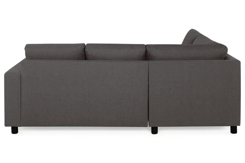 Crazy 3-seters Venstrevendt L-formet Sjeselongsofa i Stoff - Mørk grå - Møbler - Sofaer - Sofa med sjeselong