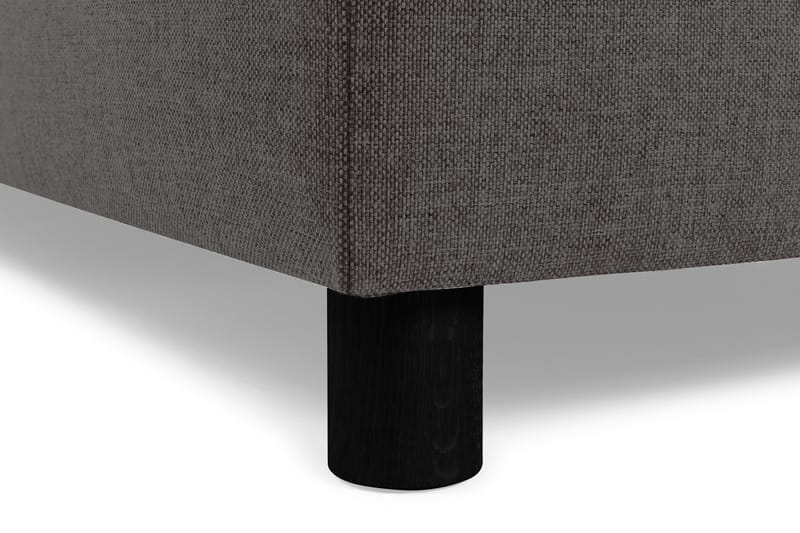 Crazy 3-seters Venstrevendt L-formet Sjeselongsofa i Stoff - Mørk grå - Møbler - Sofaer - Sofa med sjeselong