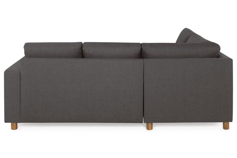 Crazy 3-seters Venstrevendt L-formet Sjeselongsofa i Stoff - Mørk grå - Møbler - Sofaer - Sofa med sjeselong