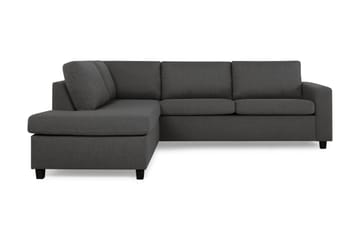 Crazy 3-seters Venstrevendt L-formet Sjeselongsofa i Stoff