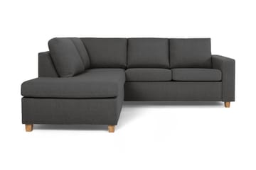Crazy 3-seters Venstrevendt L-formet Sjeselongsofa i Stoff