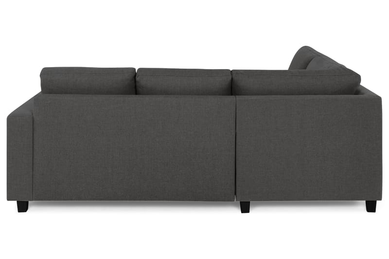 Crazy 3-seters Venstrevendt L-formet Sjeselongsofa i Stoff - Mørk grå - Møbler - Sofaer - Sofa med sjeselong