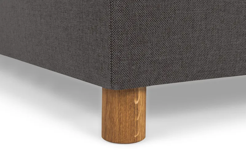 Crazy 3-seters Venstrevendt L-formet Sjeselongsofa i Stoff - Mørk grå - Møbler - Sofaer - Sofa med sjeselong - 2 seters sofa med divan