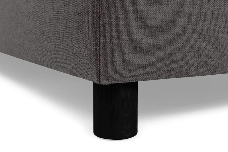 Crazy 3-seters Venstrevendt L-formet Sjeselongsofa i Stoff - Mørk grå - Møbler - Sofaer - Sofa med sjeselong - 2 seters sofa med divan