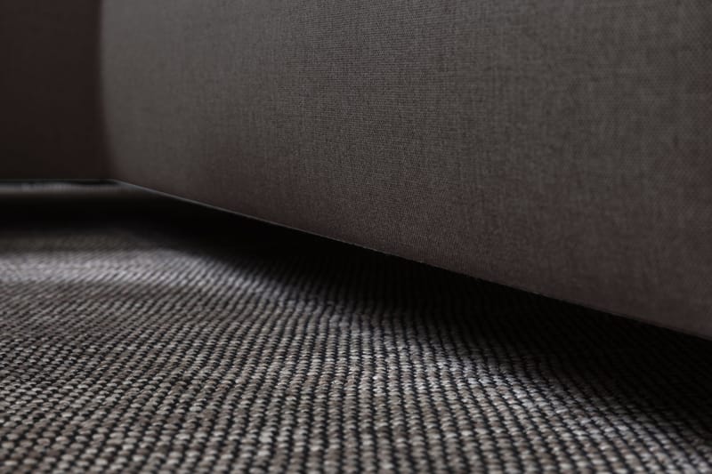 Crazy 3-seters Venstrevendt L-formet Sjeselongsofa i Stoff - Mørk grå - Møbler - Sofaer - Sofa med sjeselong - 2 seters sofa med divan