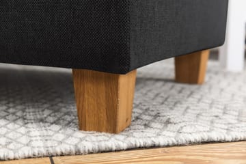Crazy 4-seters Høyrevendt L-formet Sjeselongsofa i Stoff - Antrasitt - Møbler - Sofaer - Sofa med sjeselong