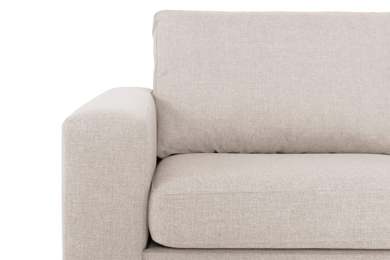 Crazy 4-seters Høyrevendt L-formet Sjeselongsofa i Stoff - Beige - Møbler - Sofaer - Sofa med sjeselong - 3 seters sofa med divan