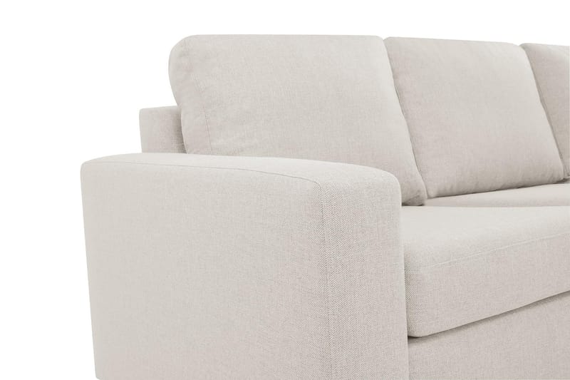 Crazy 4-seters Høyrevendt L-formet Sjeselongsofa i Stoff - Beige - Møbler - Sofaer - Sofa med sjeselong