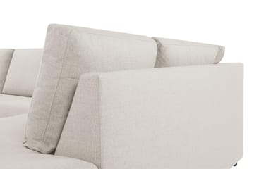 Crazy 4-seters Høyrevendt L-formet Sjeselongsofa i Stoff - Beige - Møbler - Sofaer - Sofa med sjeselong