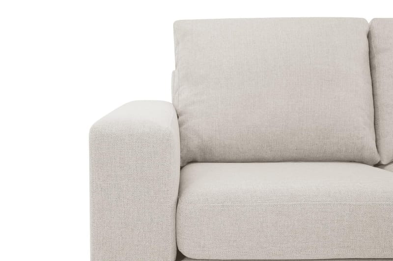 Crazy 4-seters Høyrevendt L-formet Sjeselongsofa i Stoff - Beige - Møbler - Sofaer - Sofa med sjeselong - 3 seters sofa med divan