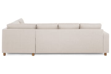 Crazy 4-seters Høyrevendt L-formet Sjeselongsofa i Stoff - Beige - Møbler - Sofaer - Sofa med sjeselong