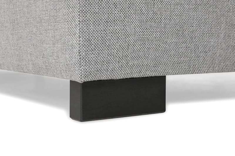 Crazy 4-seters Høyrevendt L-formet Sjeselongsofa i Stoff - Grå - Møbler - Sofaer - Sofa med sjeselong - 3 seters sofa med divan