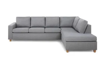 Crazy 4-seters Høyrevendt L-formet Sjeselongsofa i Stoff