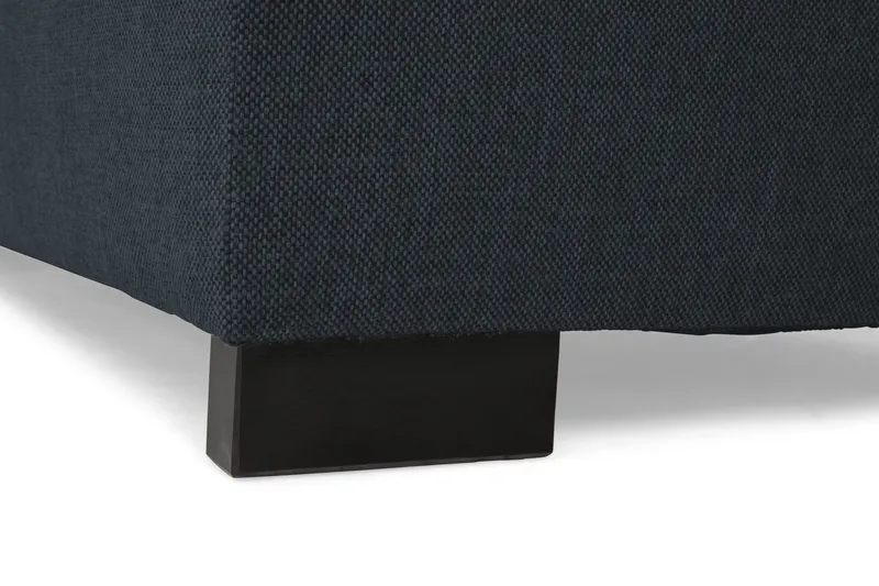 Crazy 4-seters Høyrevendt L-formet Sjeselongsofa i Stoff inkl. Pynteputer - Blå - Møbler - Sofaer - Sofa med sjeselong