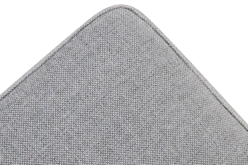 Crazy 4-seters Høyrevendt L-formet Sjeselongsofa i Stoff inkl. Pynteputer - Grå - Møbler - Sofaer - Sofa med sjeselong