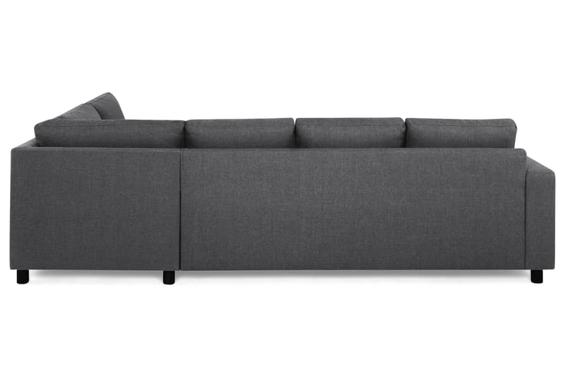 Crazy 4-seters Høyrevendt L-formet Sjeselongsofa i Stoff - Mørk grå - Møbler - Sofaer - Sofa med sjeselong