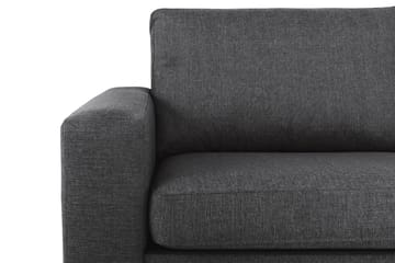 Crazy 4-seters Høyrevendt L-formet Sjeselongsofa i Stoff - Mørk grå - Møbler - Sofaer - Sofa med sjeselong