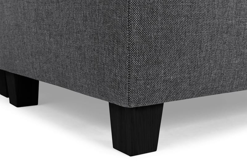 Crazy 4-seters Høyrevendt L-formet Sjeselongsofa i Stoff - Mørk grå - Møbler - Sofaer - Sofa med sjeselong - 3 seters sofa med divan