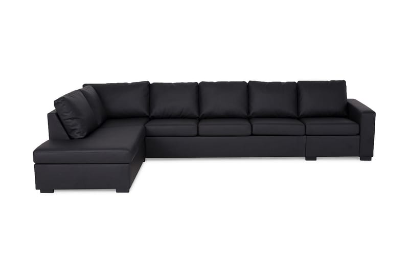 Crazy 4-seters Sofa med Sjeselong Venstre - Svart - Møbler - Sofaer - Sofa med sjeselong