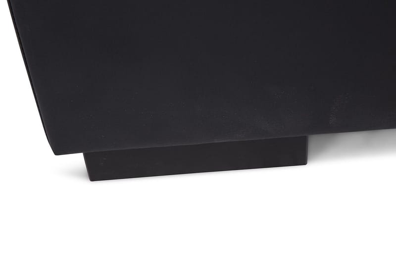 Crazy 4-seters Vendbar L-formet Sjeselongsofa i Kunstlær - Svart - Møbler - Sofaer - Sofa med sjeselong - 4 seters sofa med divan