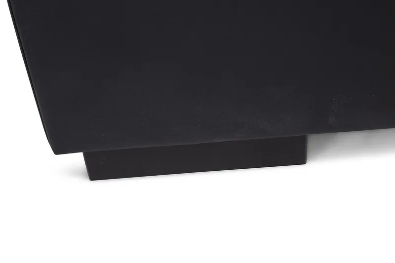 Crazy 4-seters Vendbar L-formet Sjeselongsofa i Kunstlær - Svart - Møbler - Sofaer - Sofa med sjeselong - 4 seters sofa med divan