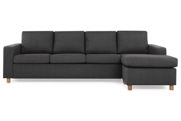 Crazy 4-seters Vendbar L-formet Sjeselongsofa i Stoff