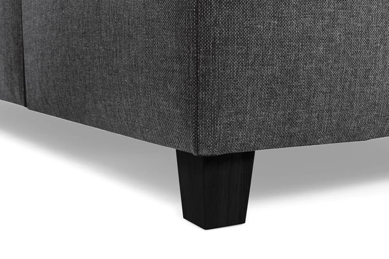 Crazy 4-seters Vendbar L-formet Sjeselongsofa i Stoff - Antrasitt - Møbler - Sofaer - Sofa med sjeselong - 4 seters sofa med divan