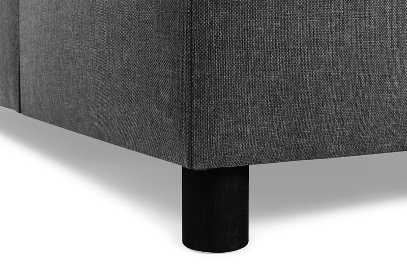 Crazy 4-seters Vendbar L-formet Sjeselongsofa i Stoff - Antrasitt - Møbler - Sofaer - Sofa med sjeselong