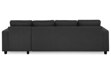 Crazy 4-seters Vendbar L-formet Sjeselongsofa i Stoff - Antrasitt - Møbler - Sofaer - Sofa med sjeselong