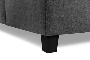 Crazy 4-seters Vendbar L-formet Sjeselongsofa i Stoff - Antrasitt - Møbler - Sofaer - Sofa med sjeselong