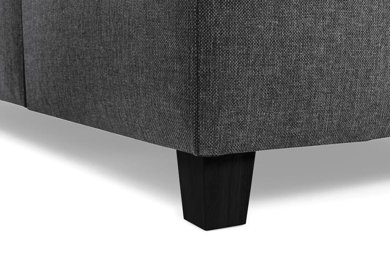 Crazy 4-seters Vendbar L-formet Sjeselongsofa i Stoff - Antrasitt - Møbler - Sofaer - Sofa med sjeselong