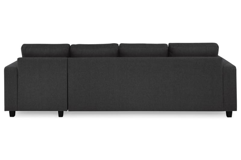 Crazy 4-seters Vendbar L-formet Sjeselongsofa i Stoff - Antrasitt - Møbler - Sofaer - Sofa med sjeselong - 4 seters sofa med divan