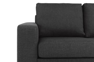 Crazy 4-seters Vendbar L-formet Sjeselongsofa i Stoff - Antrasitt - Møbler - Sofaer - Sofa med sjeselong