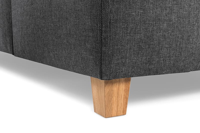 Crazy 4-seters Vendbar L-formet Sjeselongsofa i Stoff - Antrasitt - Møbler - Sofaer - Sofa med sjeselong