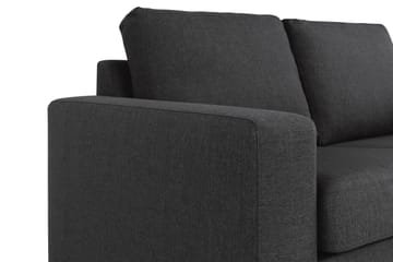 Crazy 4-seters Vendbar L-formet Sjeselongsofa i Stoff - Antrasitt - Møbler - Sofaer - Sofa med sjeselong