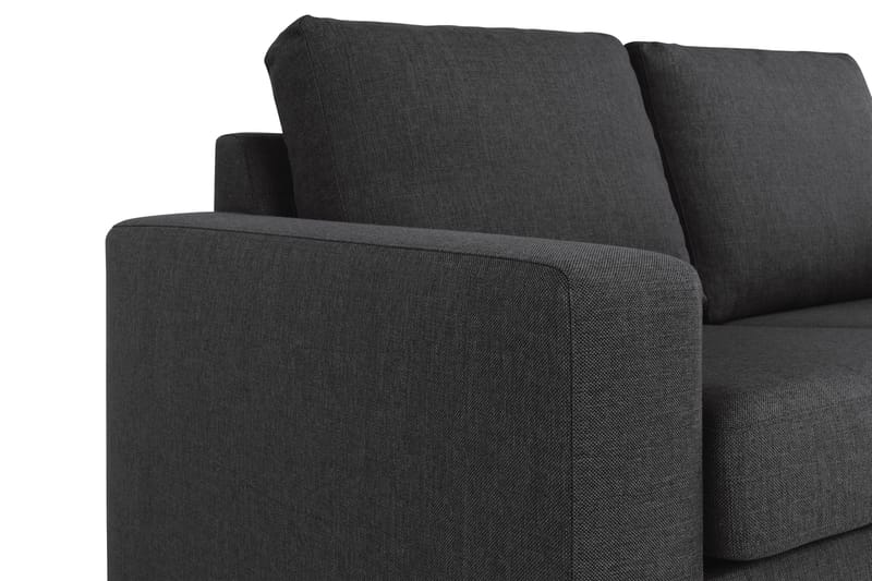 Crazy 4-seters Vendbar L-formet Sjeselongsofa i Stoff - Antrasitt - Møbler - Sofaer - Sofa med sjeselong - 4 seters sofa med divan