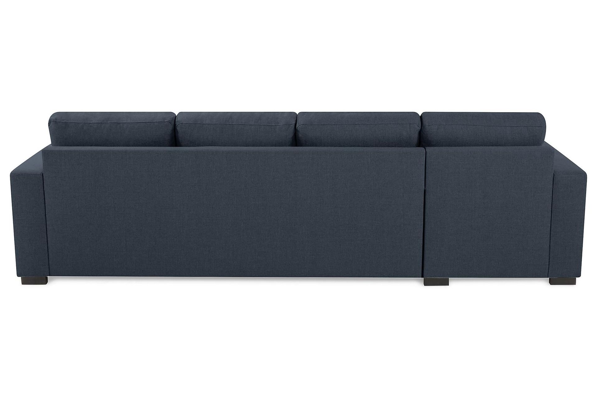 Crazy 4-seters Vendbar L-formet Sjeselongsofa i Stoff - Blå - Møbler - Sofaer - Sofa med sjeselong