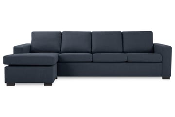 Crazy 4-seters Vendbar L-formet Sjeselongsofa i Stoff - Blå - Møbler - Sofaer - Sofa med sjeselong