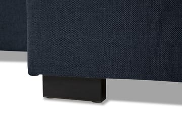 Crazy 4-seters Vendbar L-formet Sjeselongsofa i Stoff - Blå - Møbler - Sofaer - Sofa med sjeselong