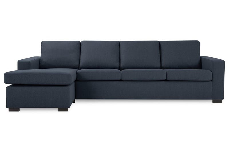 Crazy 4-seters Vendbar L-formet Sjeselongsofa i Stoff - Blå - Møbler - Sofaer - Sofa med sjeselong - 4 seters sofa med divan