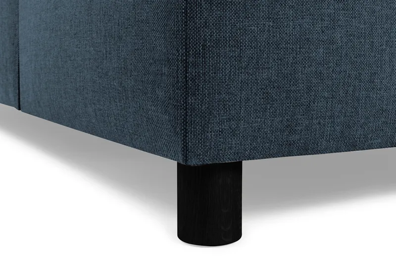 Crazy 4-seters Vendbar L-formet Sjeselongsofa i Stoff - Blå - Møbler - Sofaer - Sofa med sjeselong - 4 seters sofa med divan